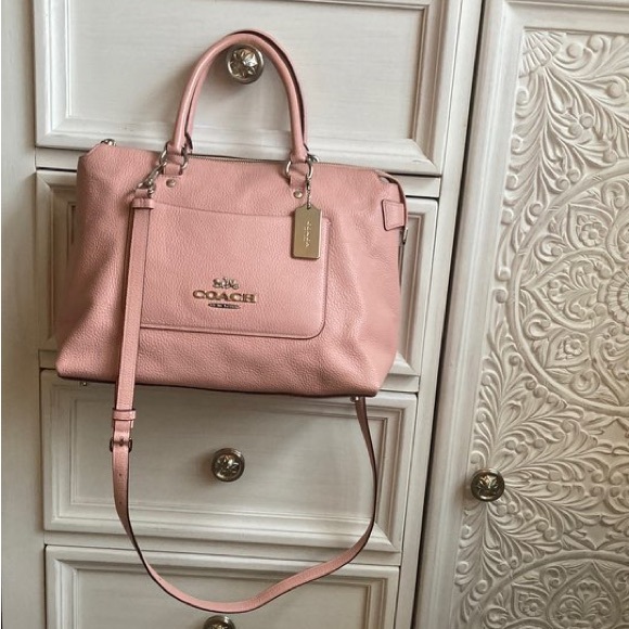 Coach Pink Pebble Leather Purse 👛 - Picture 6 of 16